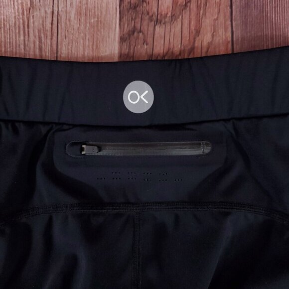 Outerknown Active OK Womens Size Small Black Vented Leggings Athleisure Athletic - Picture 8 of 13